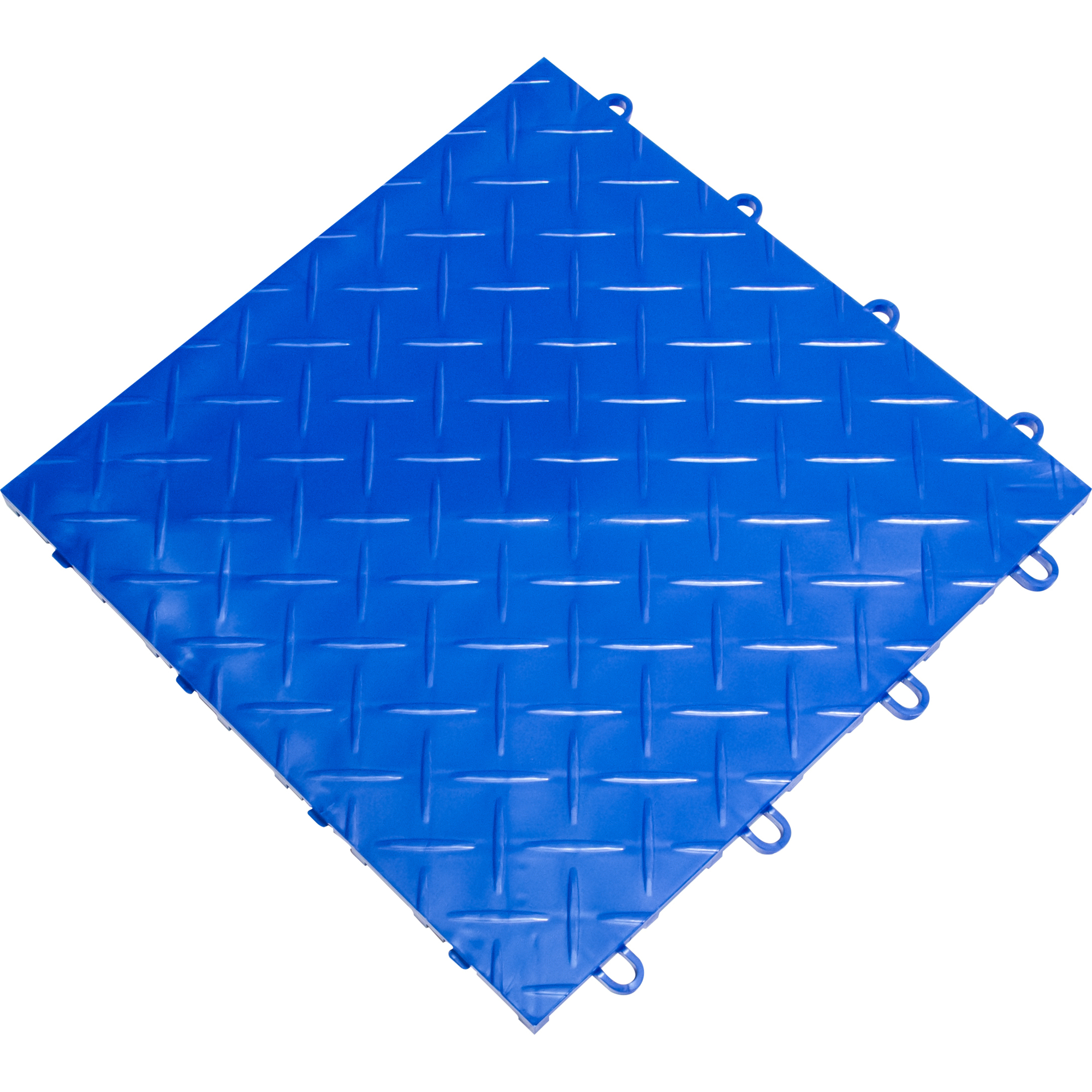 RaceDeck Garage Floor Tiles — 12in. x 12in. x 0.5in., Royal Blue, 24-Pack, Model# RD24ROYB